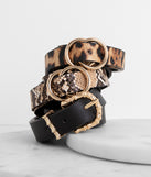 Animal Instincts Skinny Belt 3 Pack for 2022 festival outfits, festival dress, outfits for raves, concert outfits, and/or club outfits