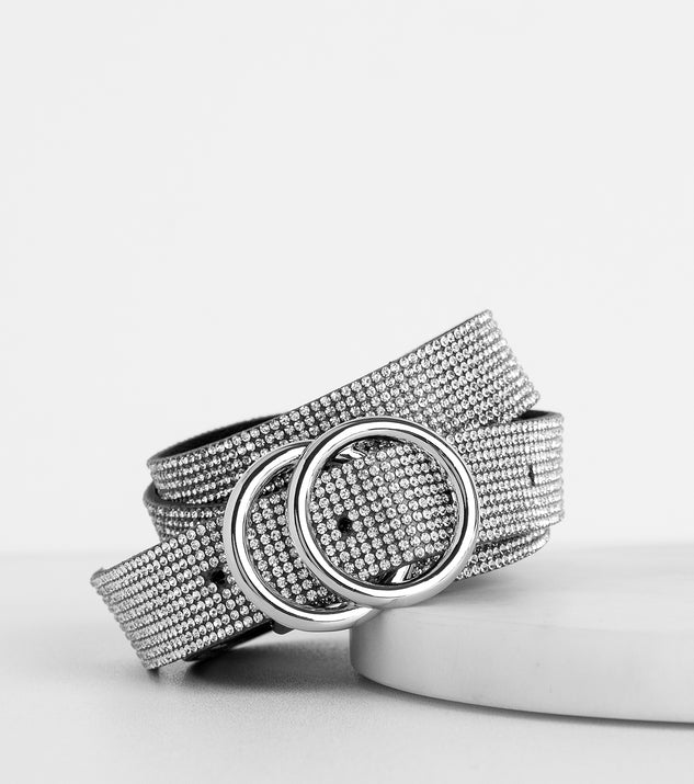 Double ORing Rhinestone Belt & Windsor