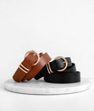 Staple Faux Leather Belt 2 Pack for 2022 festival outfits, festival dress, outfits for raves, concert outfits, and/or club outfits