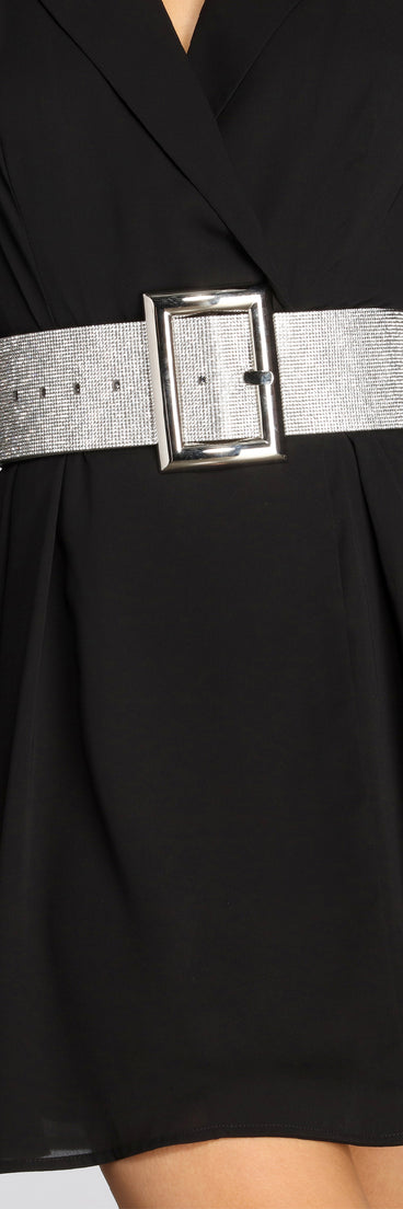 Make It Worth It Large Rhinestone Belt is a trendy pick to create 2023 festival outfits, festival dresses, outfits for concerts or raves, and complete your best party outfits!