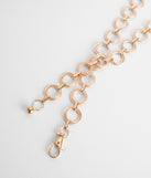 O-Ring Chain Link Belt for 2022 festival outfits, festival dress, outfits for raves, concert outfits, and/or club outfits