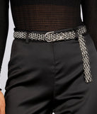On Edge Woven Chain Belt is a trendy pick to create 2023 festival outfits, festival dresses, outfits for concerts or raves, and complete your best party outfits!
