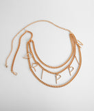 Drippin' In Gold Chain Belt is a trendy pick to create 2023 festival outfits, festival dresses, outfits for concerts or raves, and complete your best party outfits!