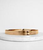 Chic & Sleek Metal Belt