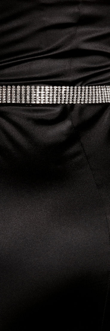 Feelin' Good Af Rhinestone Chain Belt for 2022 festival outfits, festival dress, outfits for raves, concert outfits, and/or club outfits