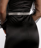 Feelin' Good Af Rhinestone Chain Belt for 2022 festival outfits, festival dress, outfits for raves, concert outfits, and/or club outfits