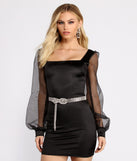 Feelin' Good Af Rhinestone Chain Belt for 2022 festival outfits, festival dress, outfits for raves, concert outfits, and/or club outfits