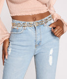 Wrapped In Gold Double O-Ring Chain Belt is a trendy pick to create 2023 festival outfits, festival dresses, outfits for concerts or raves, and complete your best party outfits!