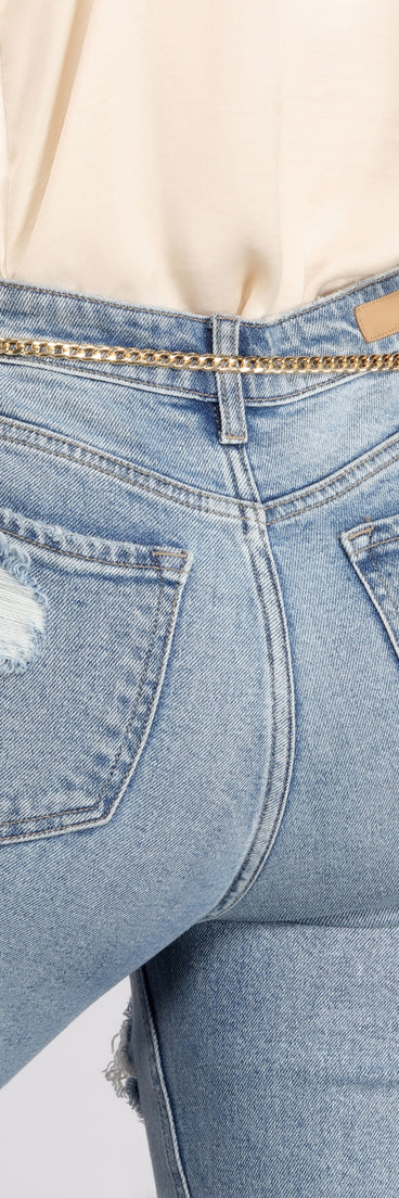 Girl Is Glam Rhinestone O-Ring Chain-link Belt for 2022 festival outfits, festival dress, outfits for raves, concert outfits, and/or club outfits