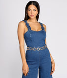 Old Money Twisted Oval Chain Link Belt is a trendy pick to create 2023 festival outfits, festival dresses, outfits for concerts or raves, and complete your best party outfits!