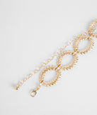 Old Money Twisted Oval Chain Link Belt is a trendy pick to create 2023 festival outfits, festival dresses, outfits for concerts or raves, and complete your best party outfits!