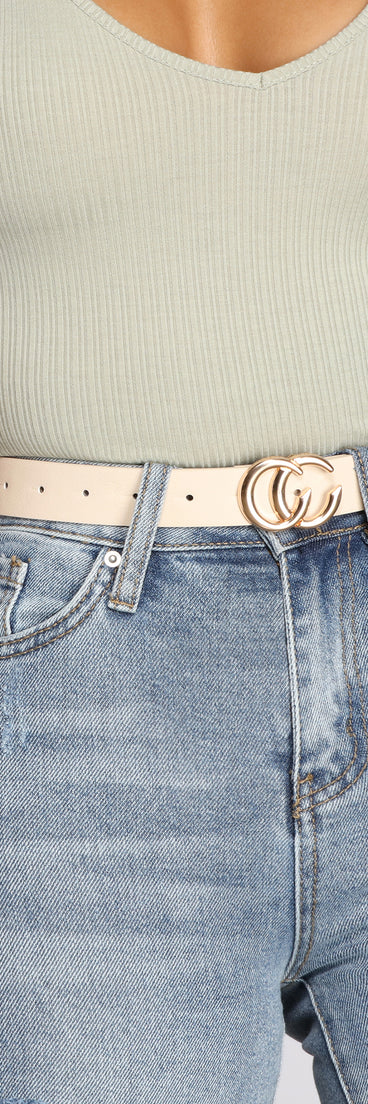 Nothin' But Necessities Double C-Ring Belt 2 Pack