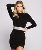 Makin' Statements Wide Rhinestone Stretch Belt