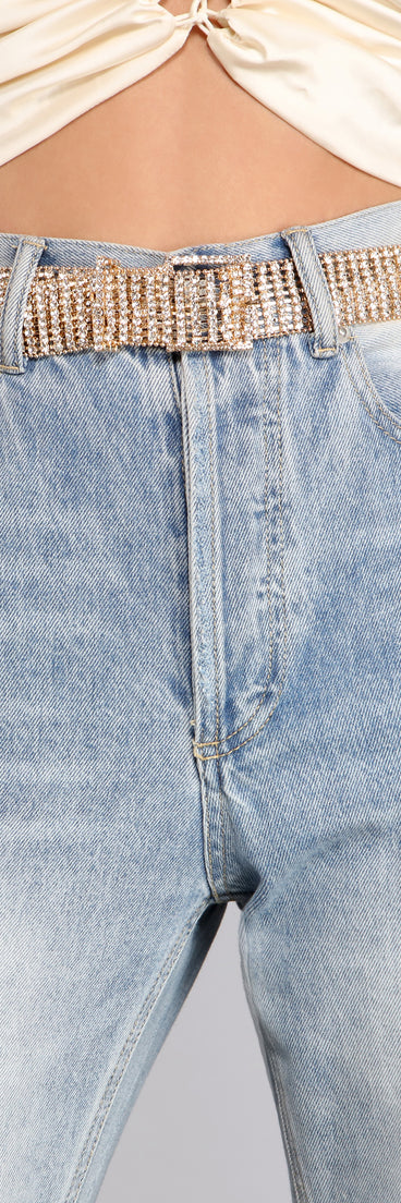 Reign In Rhinestones Belt creates the perfect New Year’s Eve Outfit or new years dress with stylish details in the latest trends to ring in 2023!