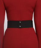 Faux Suede Lace-Up Corset Belt