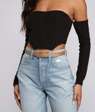 Trendy Textures Faux Leather Three Belt Pack