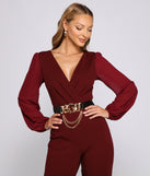 So Extra Chunky Chain Link Faux Leather Belt