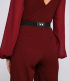 So Extra Chunky Chain Link Faux Leather Belt