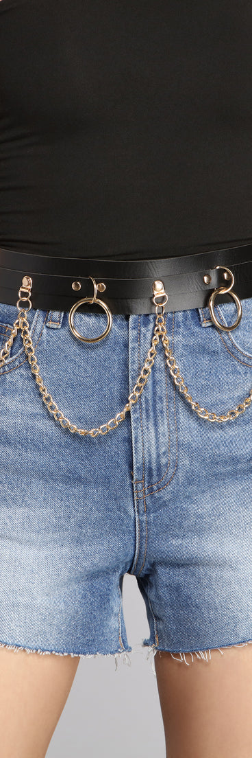 Feelin' Fab Chain-Link Belt is a trendy pick to create 2023 festival outfits, festival dresses, outfits for concerts or raves, and complete your best party outfits!