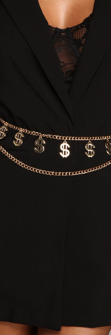 Money Moves Chain Link Belt