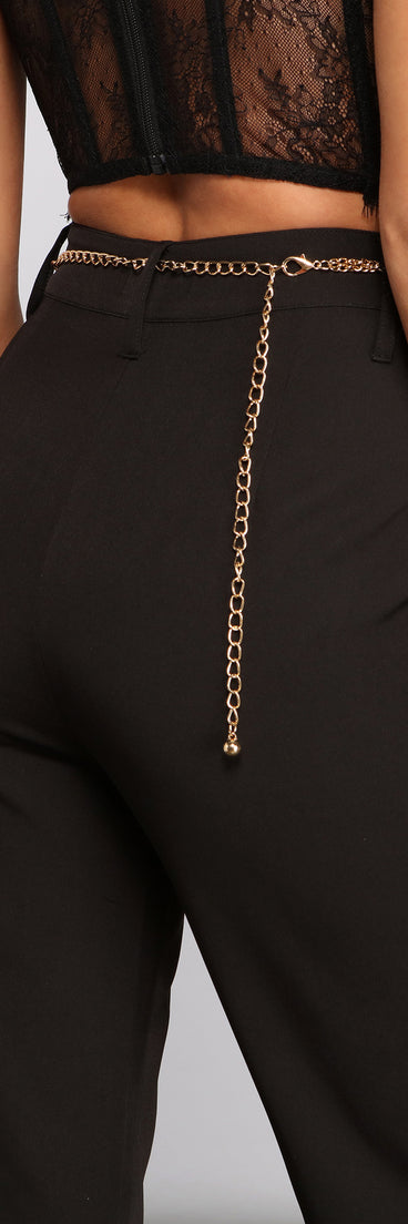 Glamorous Beauty Statement Chain Belt