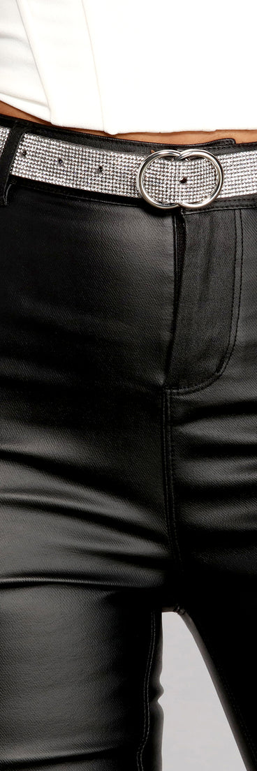 Glitzy Vibes Rhinestone Belt is a stunning choice for a bridesmaid dress or maid of honor dress, and to feel beautiful at Prom 2023, spring weddings, formals, & military balls!