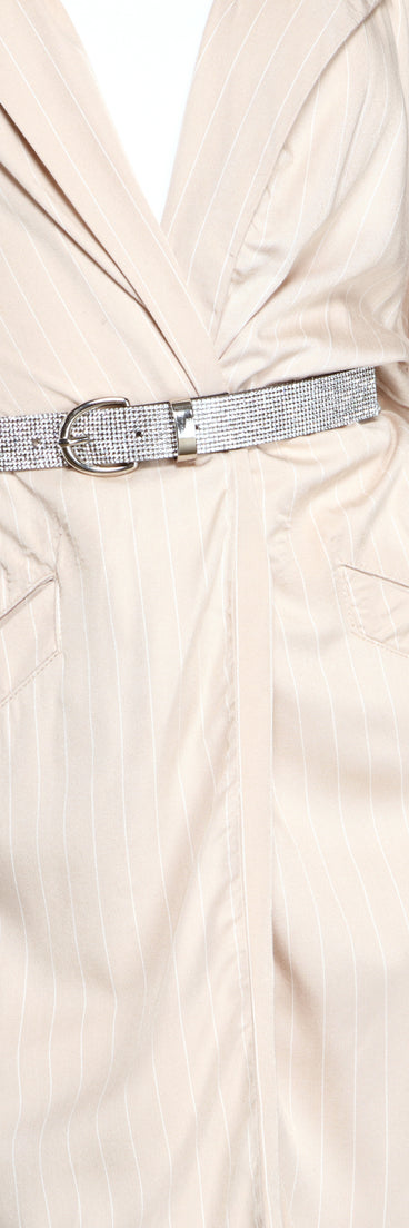 Glow And Go Rhinestone Belt is a stunning choice for a bridesmaid dress or maid of honor dress, and to feel beautiful at Homecoming 2023, fall or winter weddings, formals, & military balls!