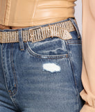 Feelin' Extra Rhinestone Double Buckle Belt is a stunning choice for a bridesmaid dress or maid of honor dress, and to feel beautiful at Prom 2023, spring weddings, formals, & military balls!