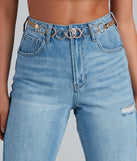 Stylish Deets Rhinestone Chain Belt is a trendy pick to create 2023 festival outfits, festival dresses, outfits for concerts or raves, and complete your best party outfits!