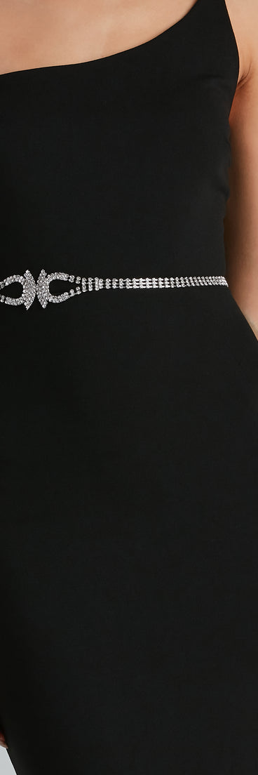 Endlessly Glam Rhinestone Belt for 2022 festival outfits, festival dress, outfits for raves, concert outfits, and/or club outfits