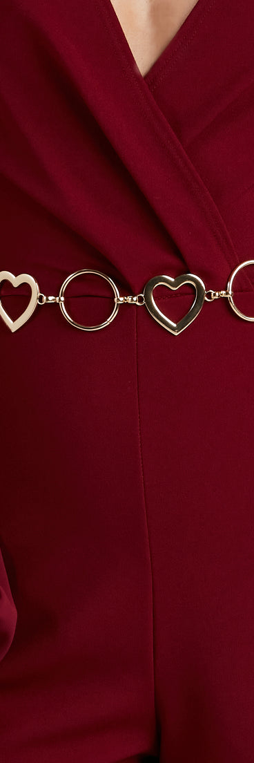Heart Strings Chain Belt