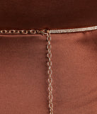 Time To Shine Rhinestone Braid Belt