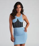 All I Need Mesh Underbust Belt for 2022 festival outfits, festival dress, outfits for raves, concert outfits, and/or club outfits