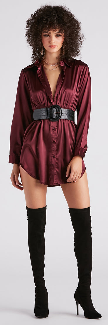 Sleek Croc-Embossed Faux Leather Belt is a trendy pick to create 2023 festival outfits, festival dresses, outfits for concerts or raves, and complete your best party outfits!