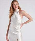 Layered In Glamour Pearl Chain Belt