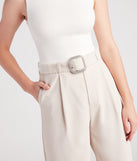 Chic Girl Pearl Statement Belt