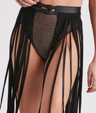 Wild And Free Long Fringe Belt is a fire pick to create 2023 festival outfits, concert dresses, outfits for raves, or to complete your best party outfits or clubwear!
