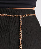 Dreamy Allure Rhinestone Butterfly Chain Belt
