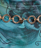 Trendsetting Glam O-Ring Chain Belt