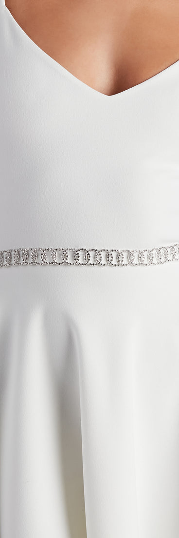 Loops Of Luxe Rhinestone Belt