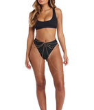 Rhinestone Body Chain And Garter