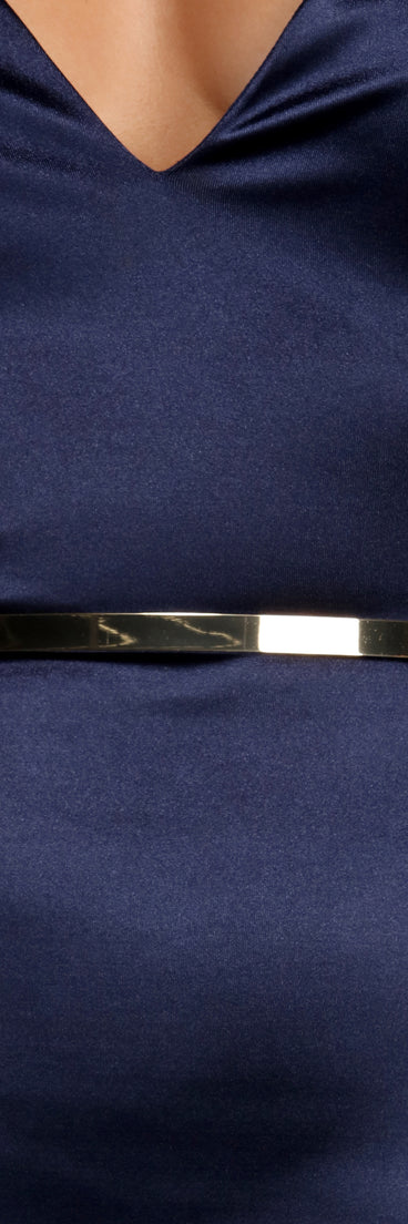 Dainty Metallic Belt