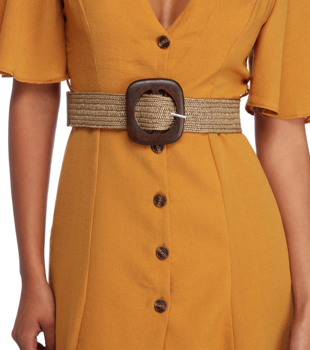 Statement Straw Belt for 2022 festival outfits, festival dress, outfits for raves, concert outfits, and/or club outfits