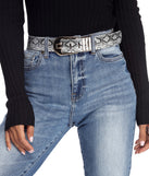 Sassy Snake Print Belt for 2022 festival outfits, festival dress, outfits for raves, concert outfits, and/or club outfits