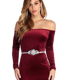 Blossom And Shine Statement Belt