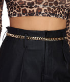 Metal Chain Link Belt for 2022 festival outfits, festival dress, outfits for raves, concert outfits, and/or club outfits