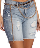Layered Chic Chain Link Belt is a trendy pick to create 2023 festival outfits, festival dresses, outfits for concerts or raves, and complete your best party outfits!