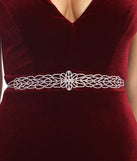 Blooming Beauty Rhinestone Belt for 2022 festival outfits, festival dress, outfits for raves, concert outfits, and/or club outfits