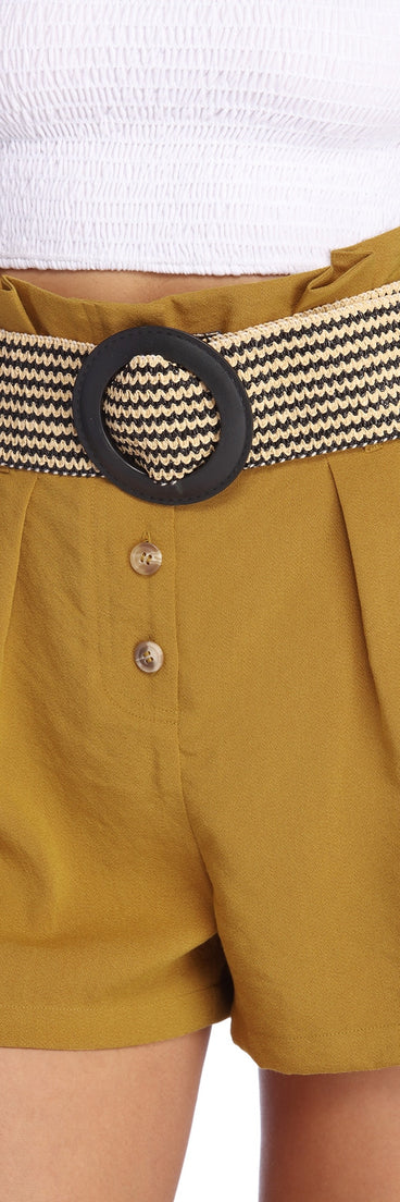 Striped Straw Belt for 2022 festival outfits, festival dress, outfits for raves, concert outfits, and/or club outfits