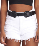 Double Western Buckle Belt for 2022 festival outfits, festival dress, outfits for raves, concert outfits, and/or club outfits